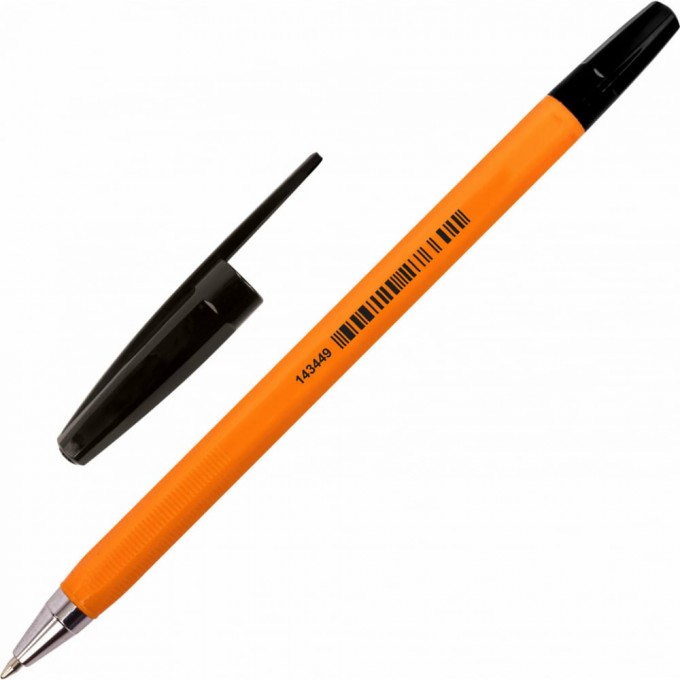 Ручка шариковая BRAUBERG M-500 ORANGE 143449