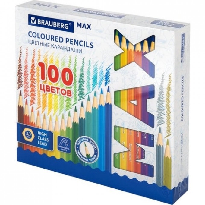 Цветные супермягкие карандаши BRAUBERG 181862 6865009