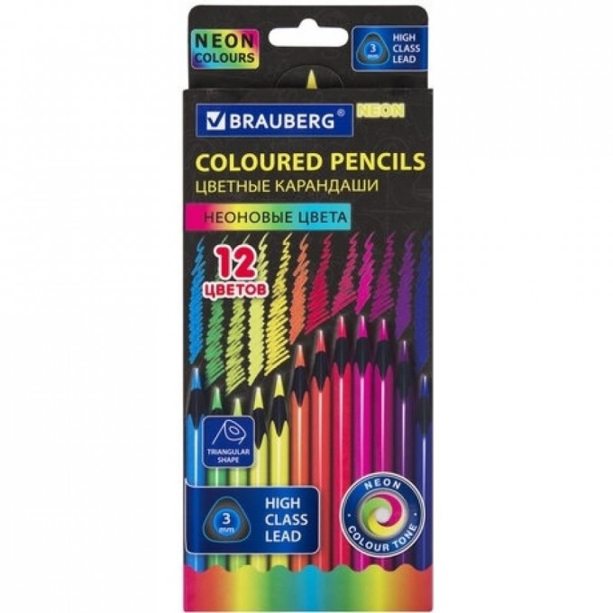 Цветные карандаши BRAUBERG 181852 6869209